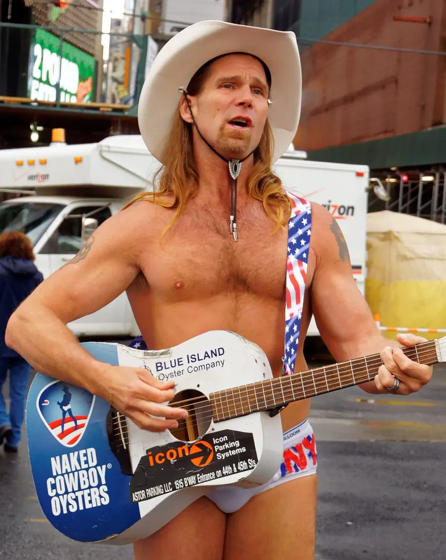 La carte Naked Cowboy