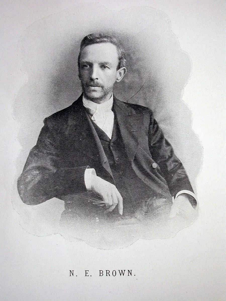 The N. E. Brown card