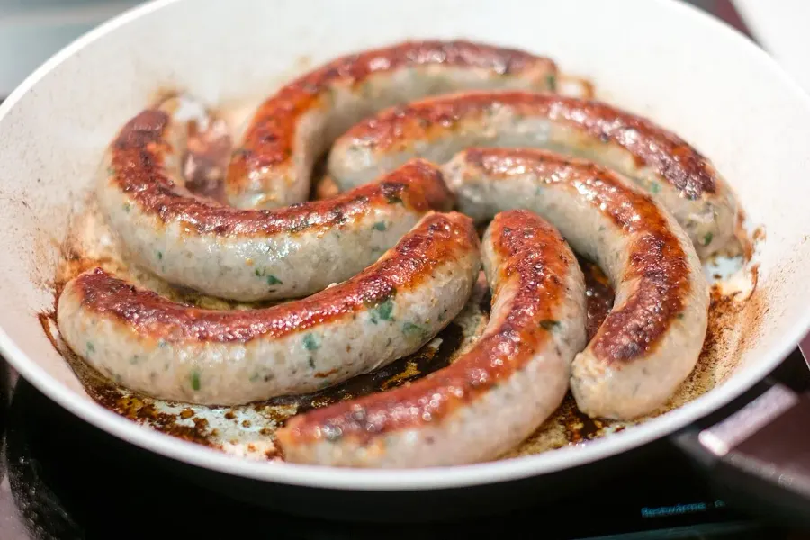 The Sausages in Italian cuisine card