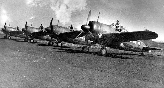 The Brewster F2A Buffalo card