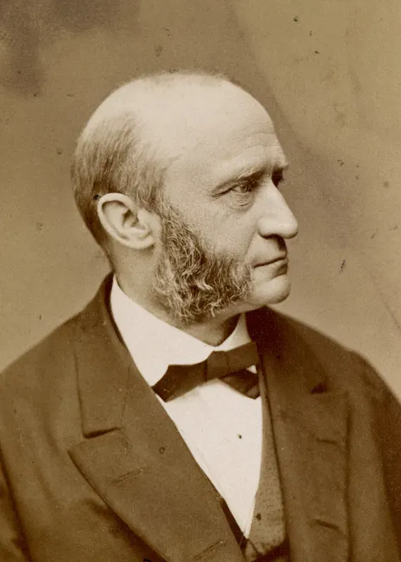 The Ernst Wilhelm von Brücke card