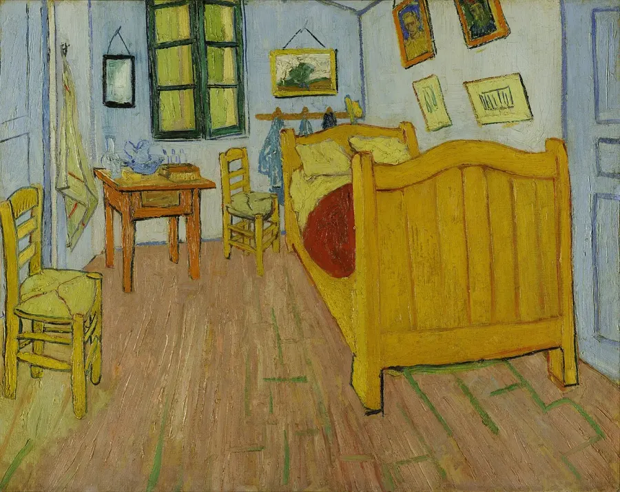 The Bedroom in Arles card