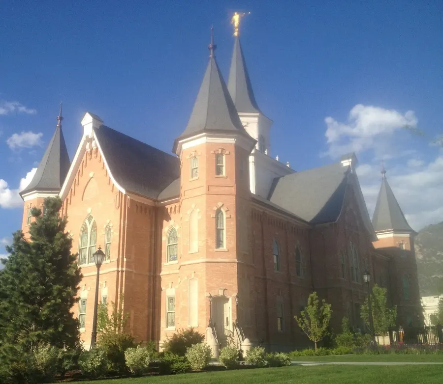 La carte Temple mormon de Provo City