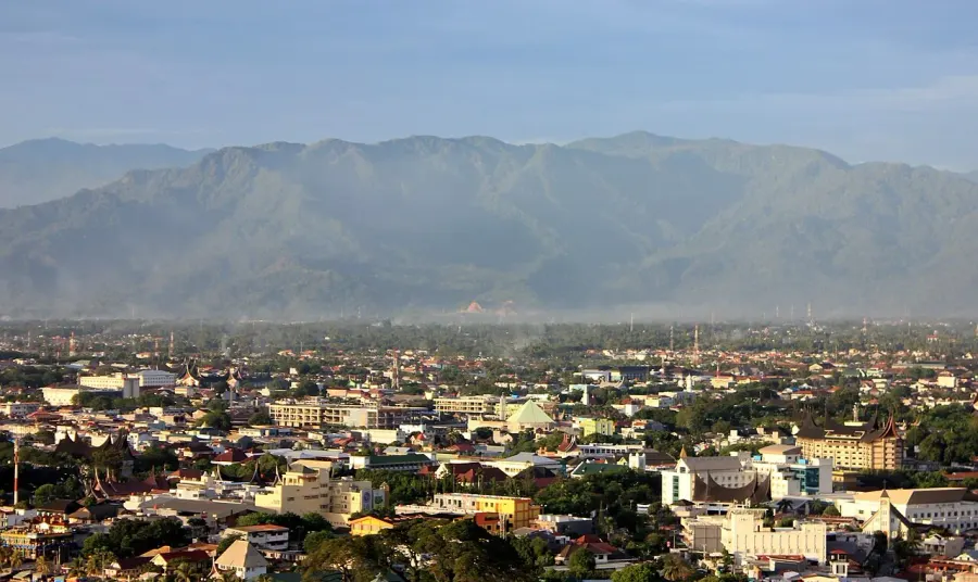 La carte Padang
