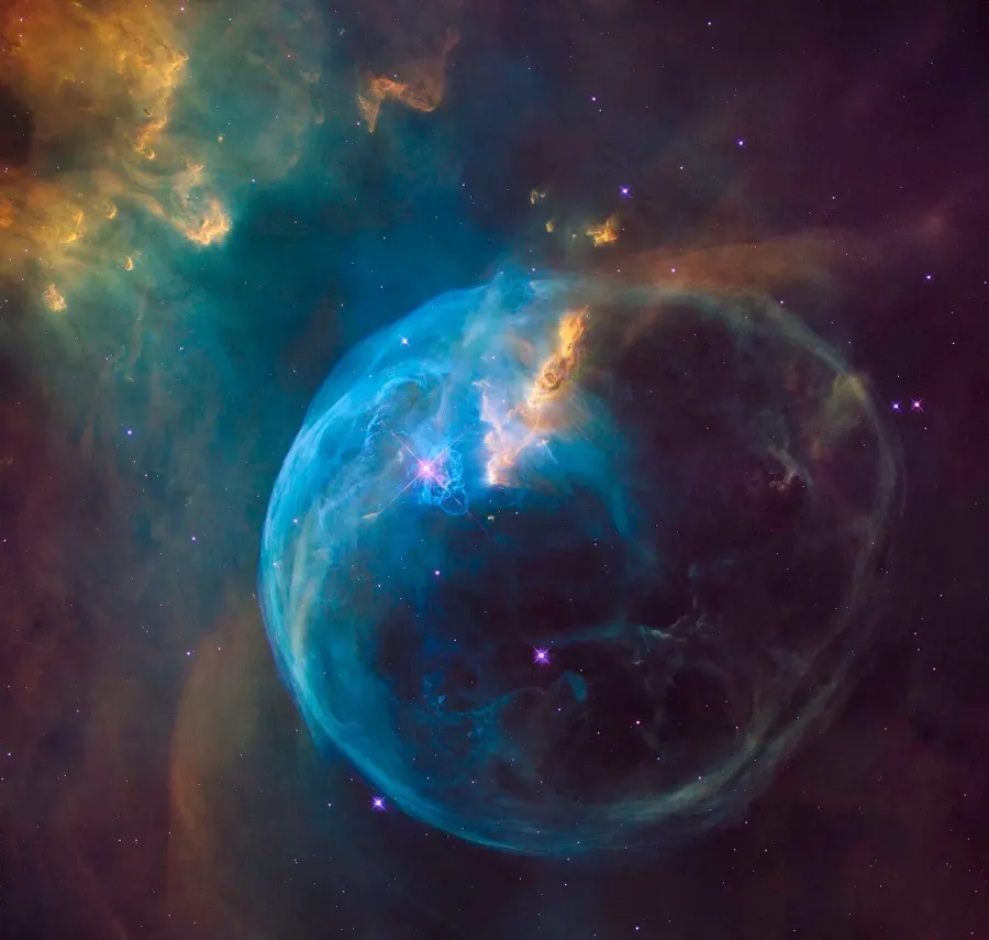La carte NGC 7635