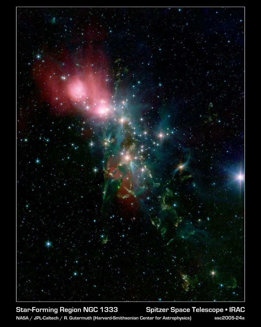 La carte NGC 1333
