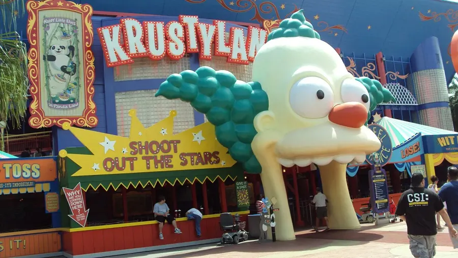 La carte Krusty le clown