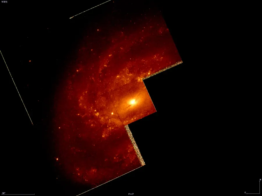 La carte NGC 7418