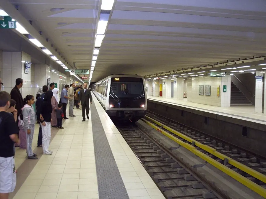 La carte Métro d'Alger