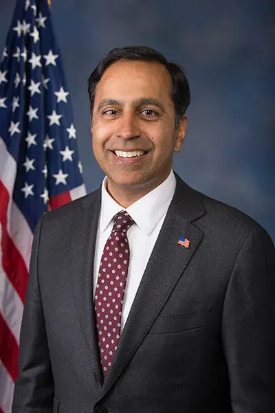 La carte Raja Krishnamoorthi