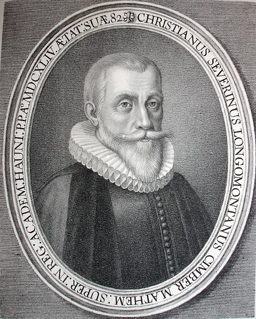 La carte Christian Sørensen Longomontanus