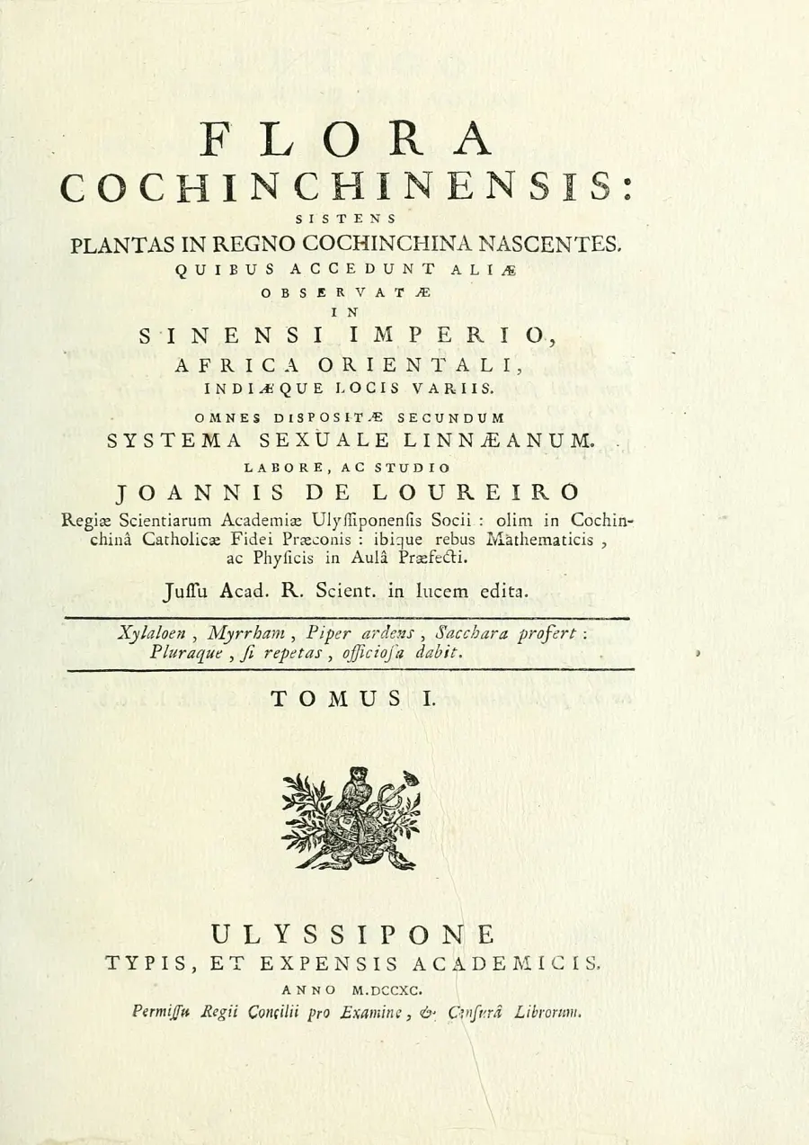 The João de Loureiro card