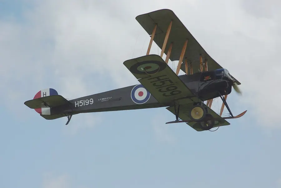 La carte Avro 504