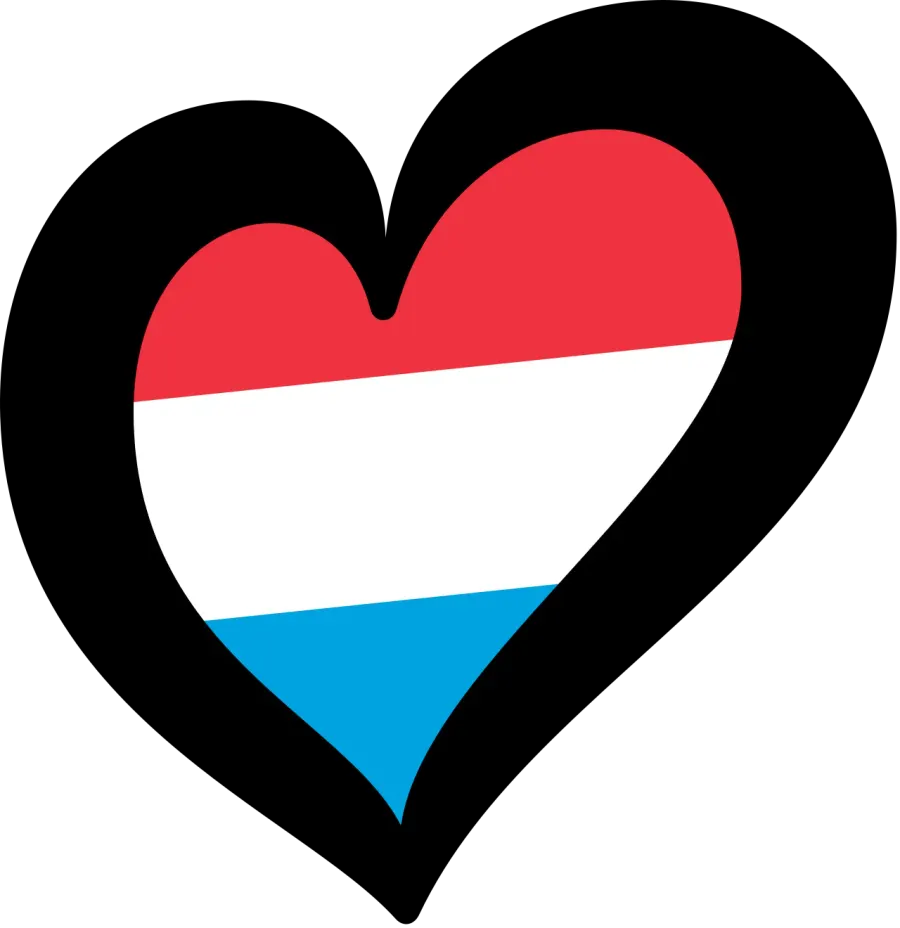 The Luxembourg in the Eurovision Song Contest card