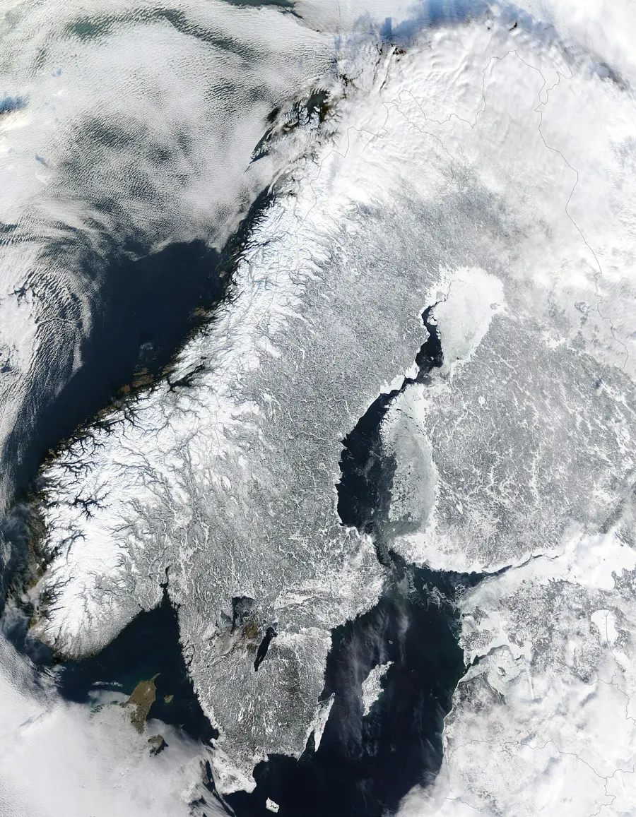 The Scandinavian Peninsula card