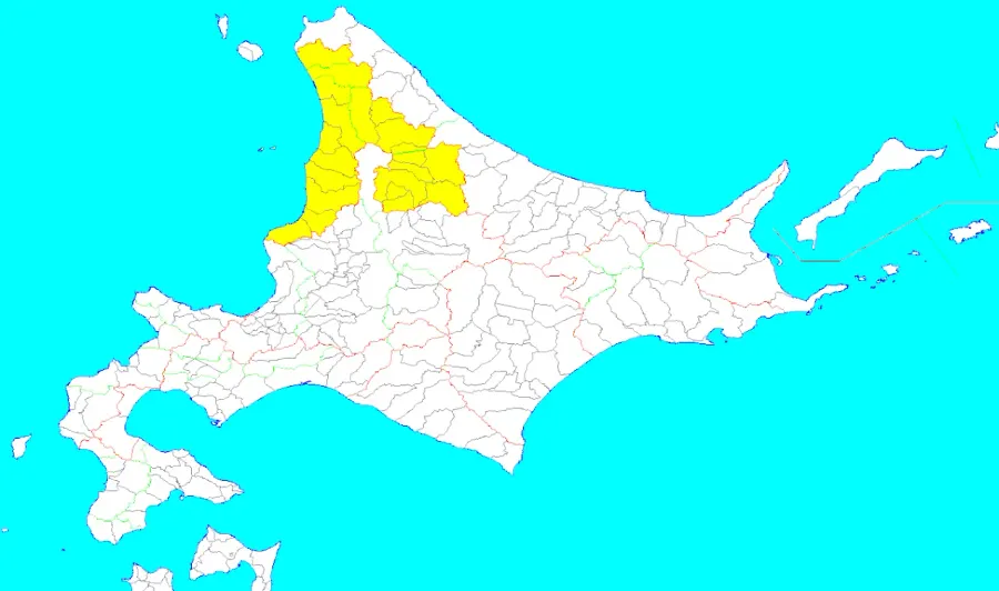 The Teshio Province card