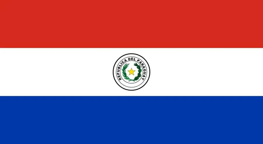 La carte Paraguay