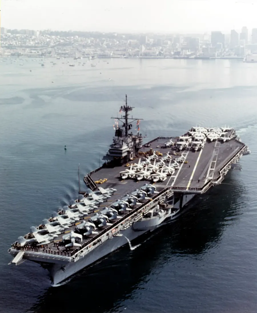 The USS Ranger card