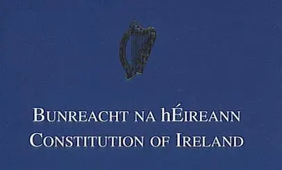 La carte Constitution de l'Irlande