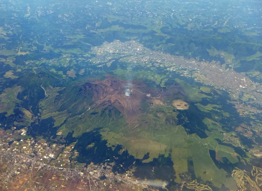 The Mount Aso card