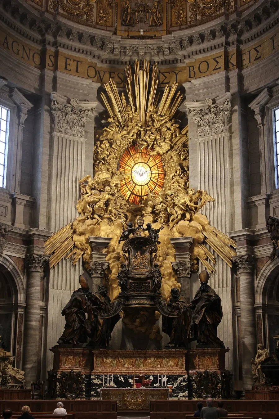 La carte Chaire de saint Pierre