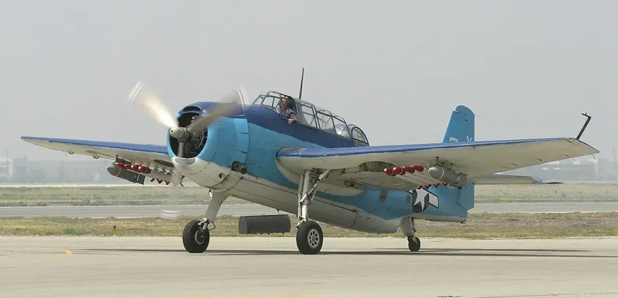 The Grumman TBF Avenger card
