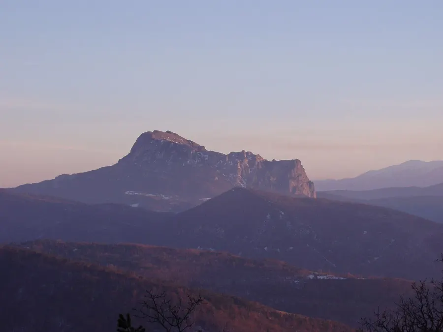 La carte Pech de Bugarach