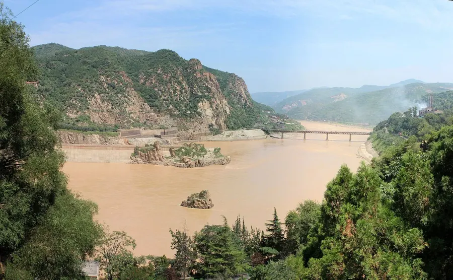 La carte Fleuve Jaune