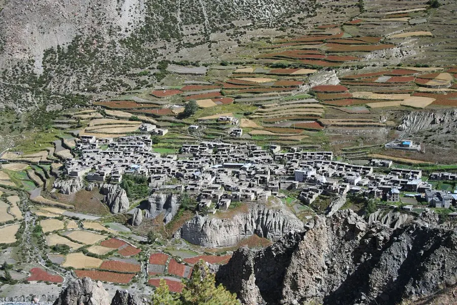 La carte Manang