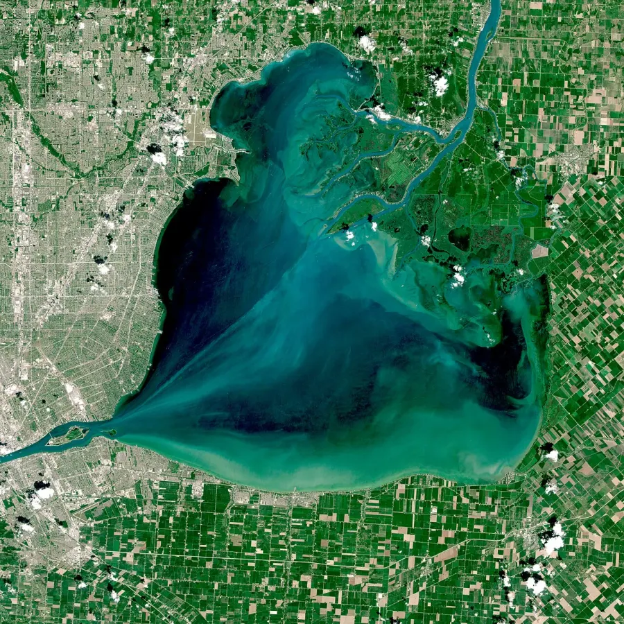 La carte Lac Sainte-Claire