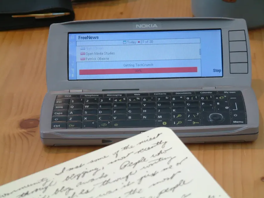 La carte Nokia 9500 Communicator