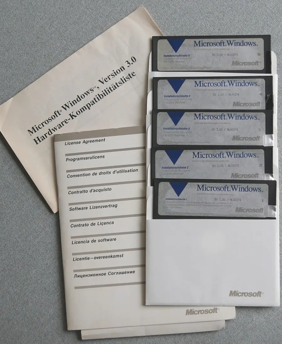 The Windows 3.x card