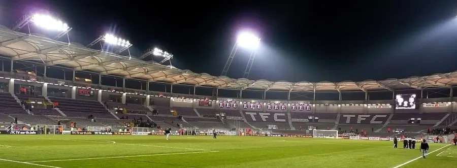 La carte Stadium de Toulouse