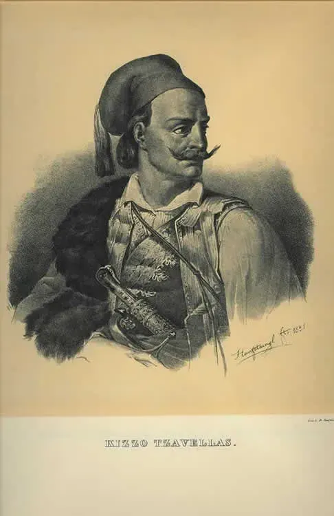 The Kitsos Tzavelas card