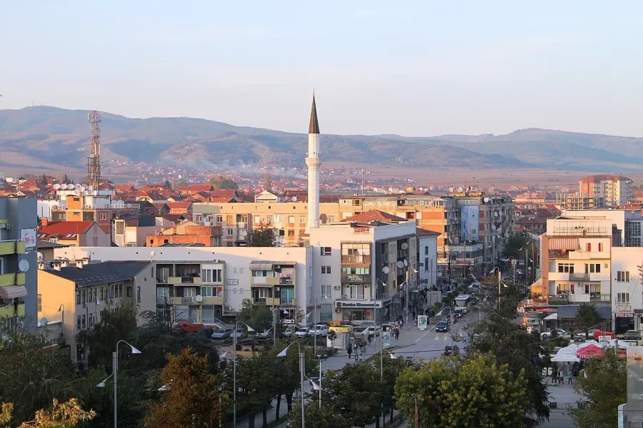 La carte Gjilan