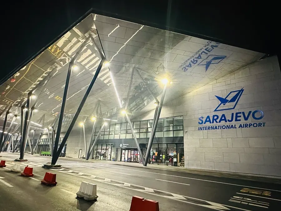 The Sarajevo International Airport card