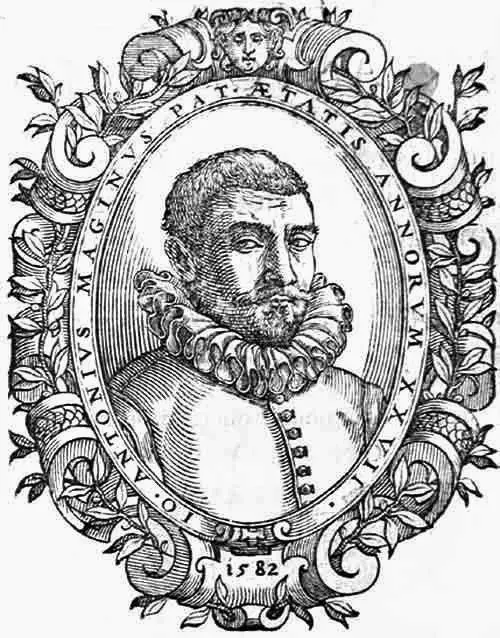 The Giovanni Antonio Magini card