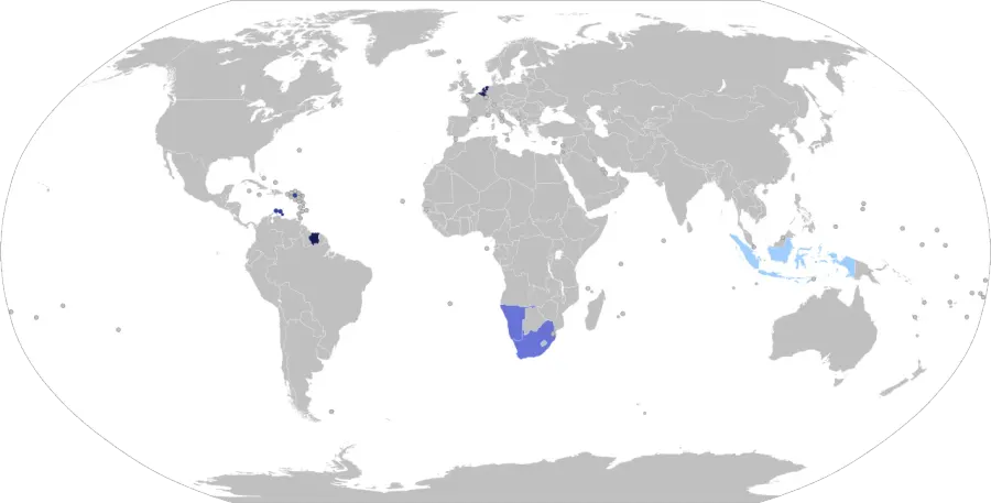 La carte Néerlandais