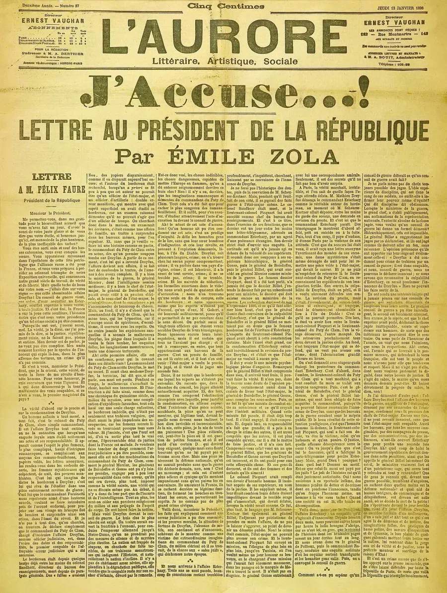 La carte J'accuse…!