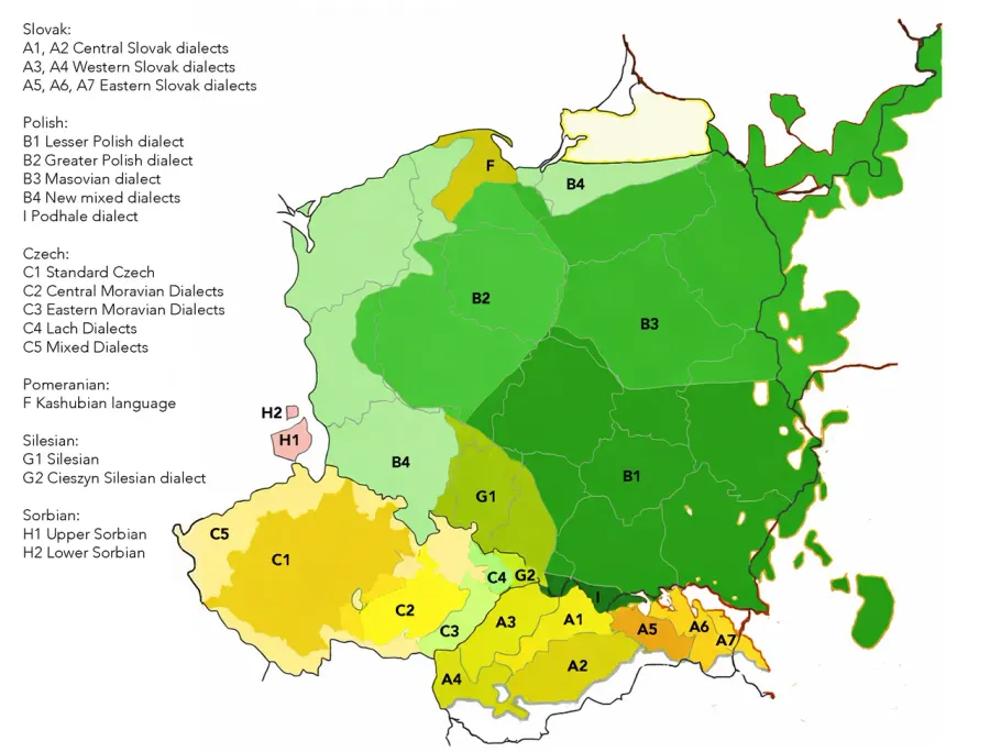 The Lechitic languages card
