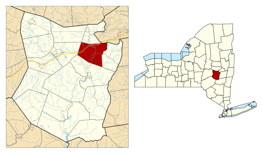 La carte Schoharie