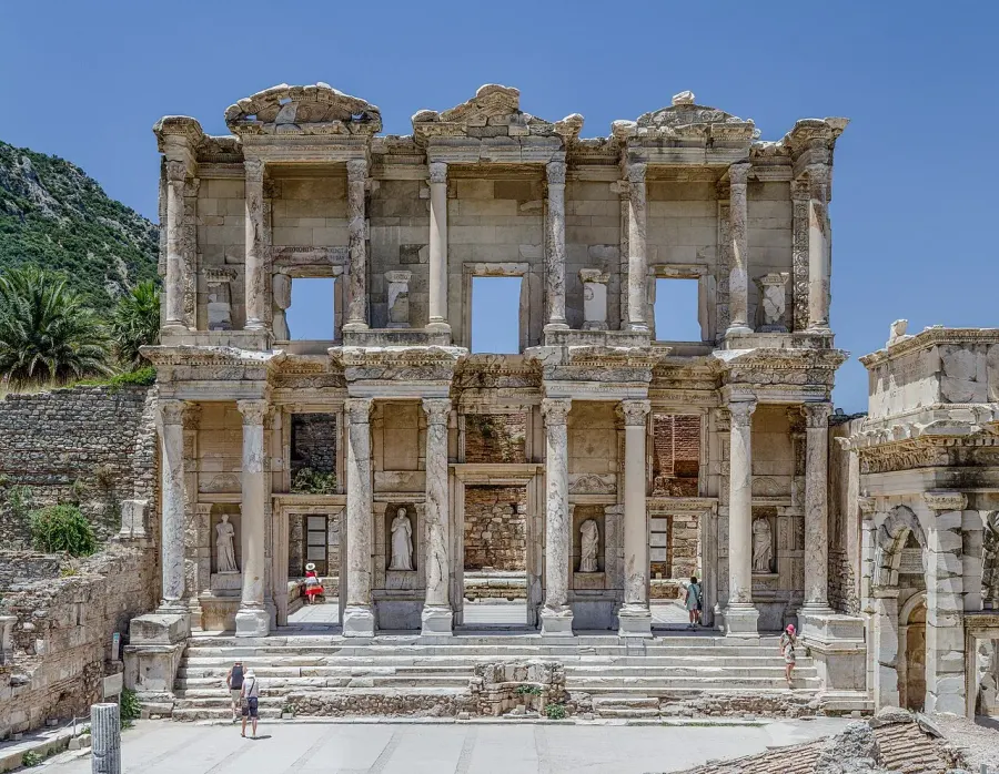La carte Bibliothèque de Celsus