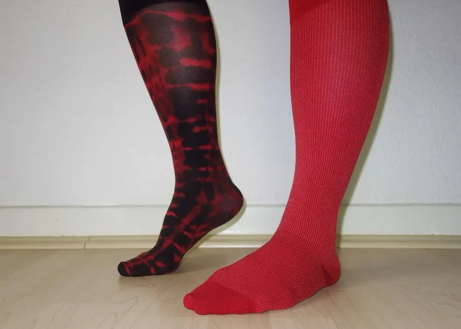 The Compression stockings card