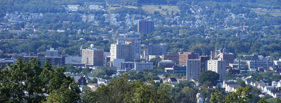La carte Wilkes-Barre