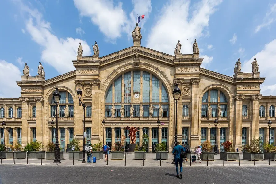La carte Gare de Paris-Nord