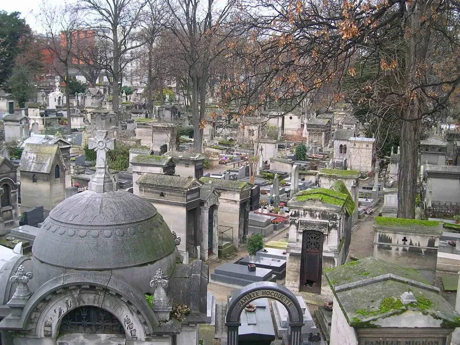 The Montmartre Cemetery card