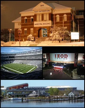 The East Rutherford, New Jersey card