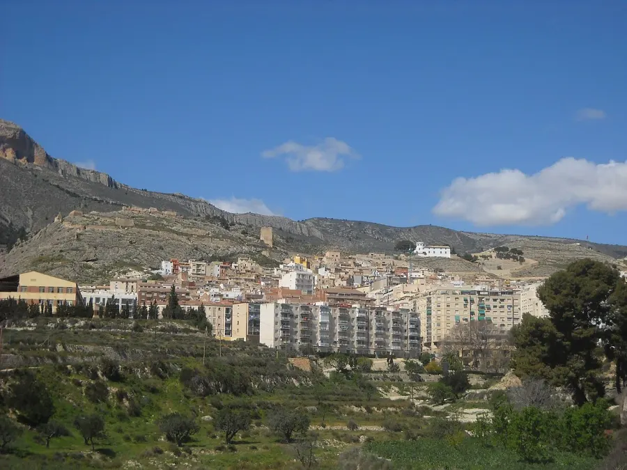 La carte Xixona