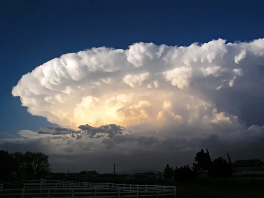 La carte Orage supercellulaire
