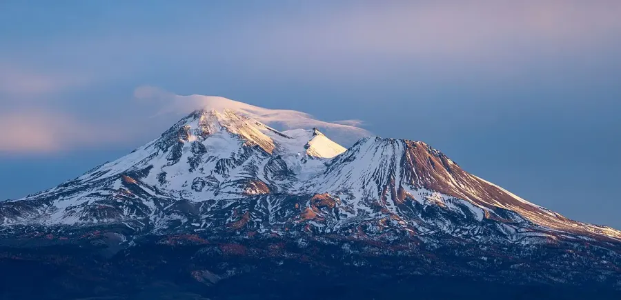 La carte Mont Shasta